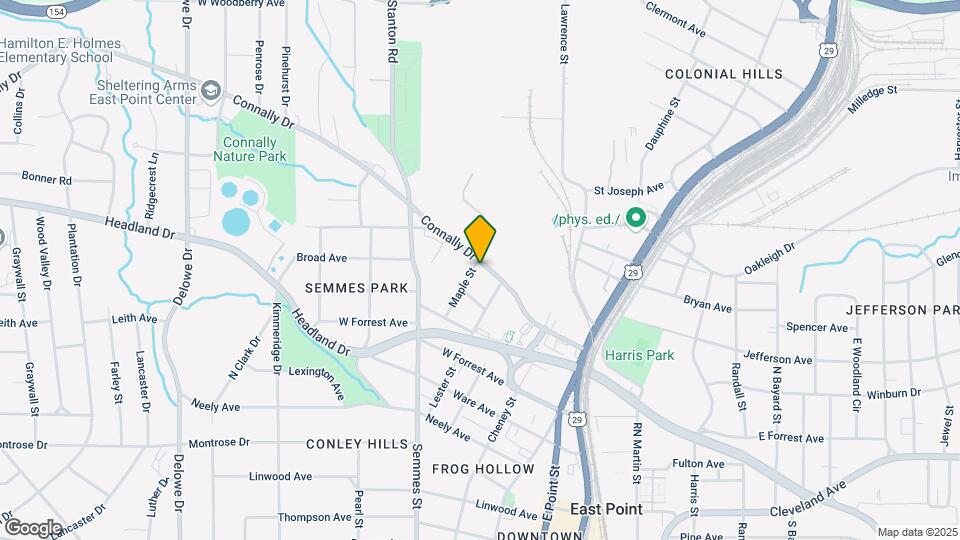 1714 Connally Dr Map and Location Details