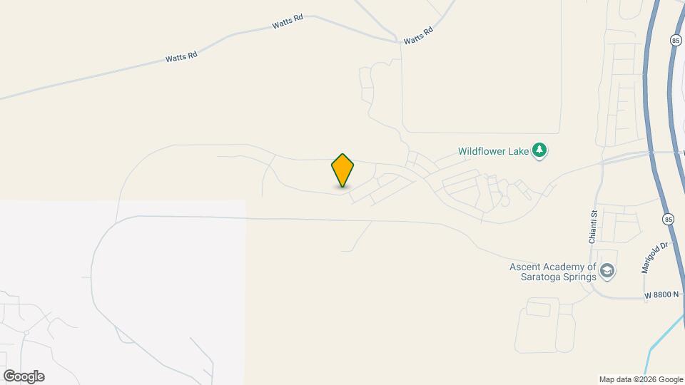 1642 W Blue Flax Dr Map and Location Details