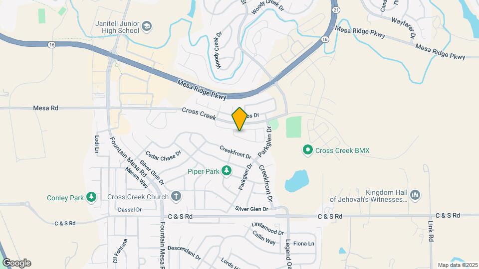 7861 Sandy Springs Point Map and Location Details