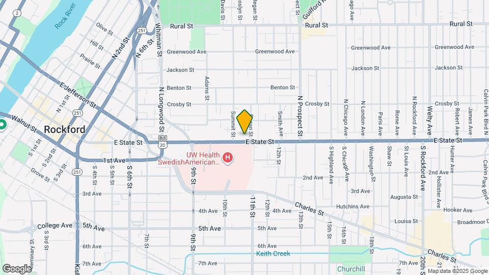 1422 E State St Map and Location Details