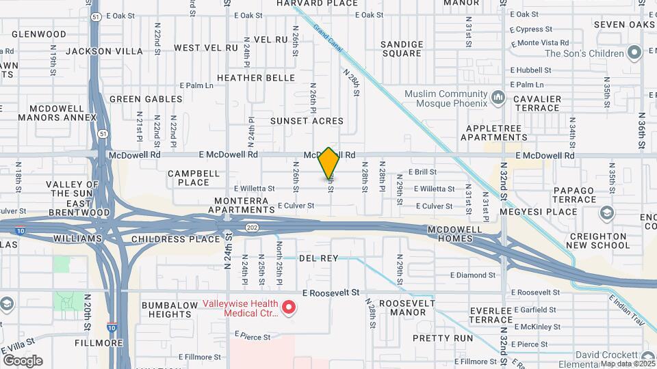 2646 E Willetta St Map and Location Details