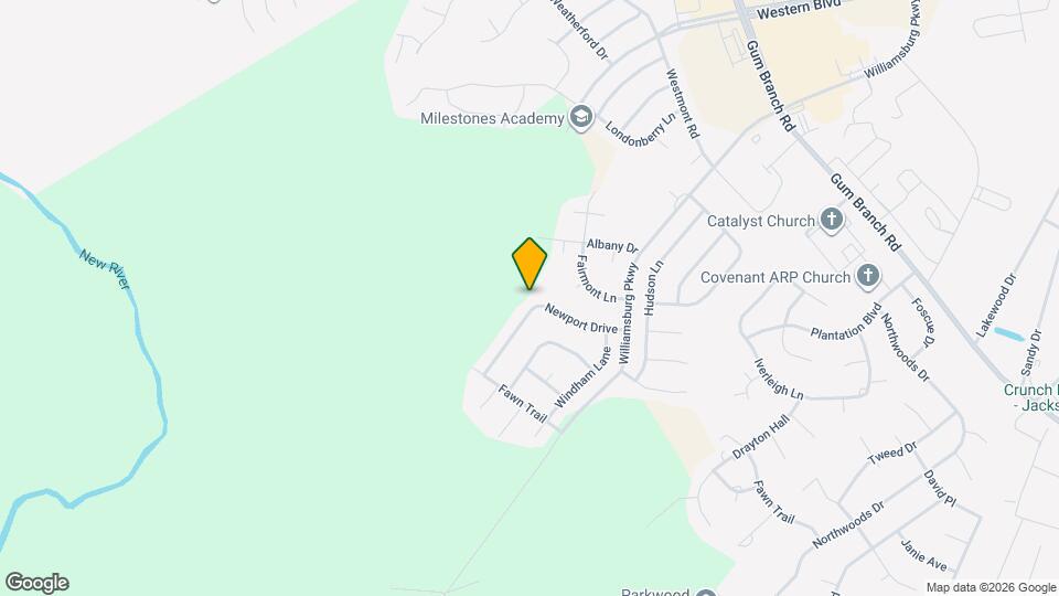 220 Newport Drive Map and Location Details