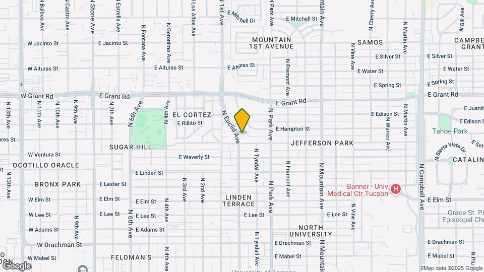 2136 N Euclid Ave Map and Location Details