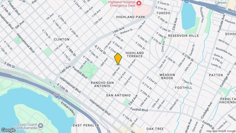 2047 20th Ave, Unit 2047 Mapa y Detalles de la Ubicación