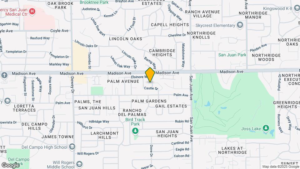 5329 Elsinore Way Map and Location Details