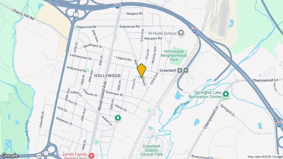 9622 Narragansett Pkwy Map and Location Details