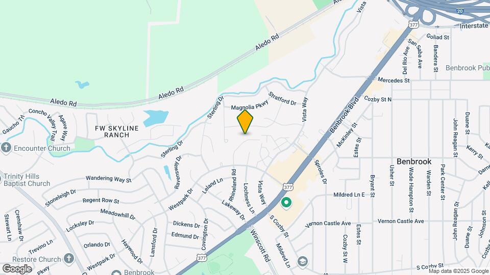 401 Rhineland Rd Map and Location Details