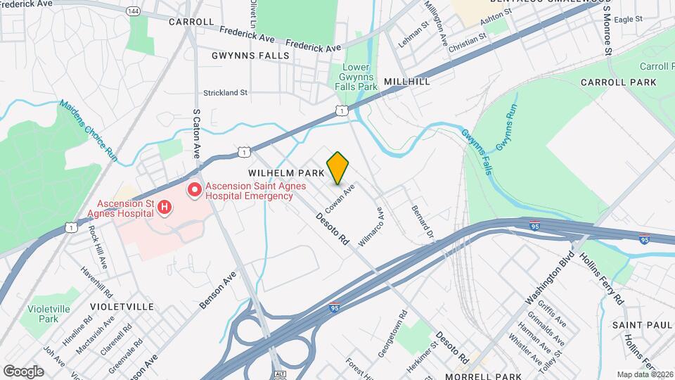 1048 Parksley Ave Mapa y Detalles de la Ubicación