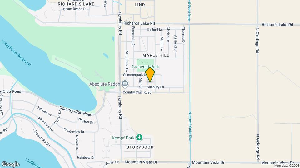 2226 Clearfield Way Map and Location Details