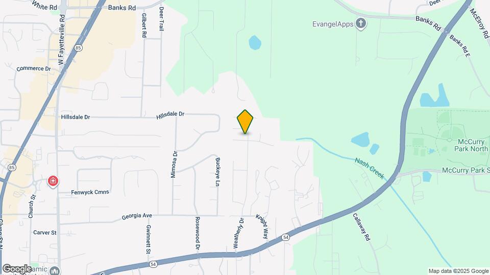 340 Weatherly Dr Map and Location Details