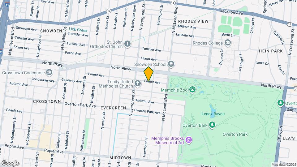 1769 Forest Ave Map and Location Details