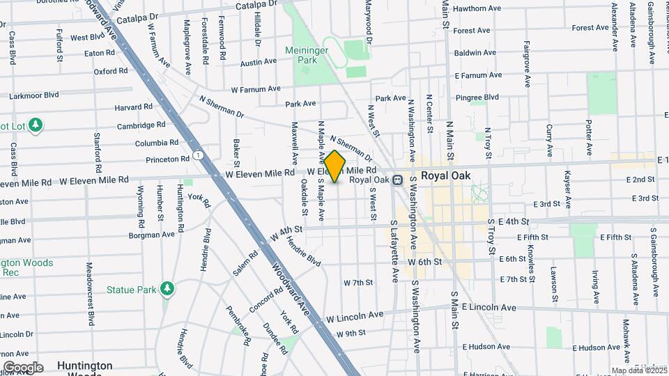 200 S Pleasant St, Unit B Map and Location Details