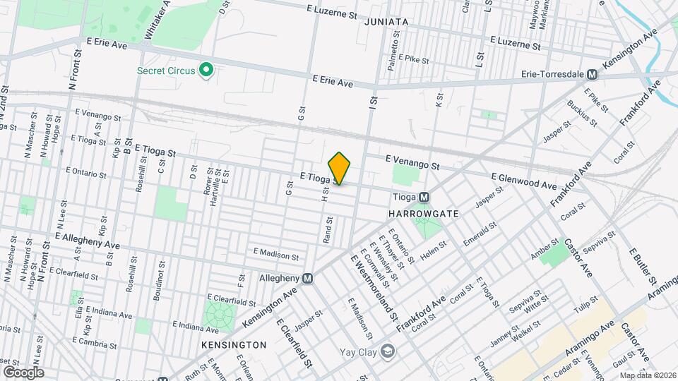 923 E Schiller St Map and Location Details