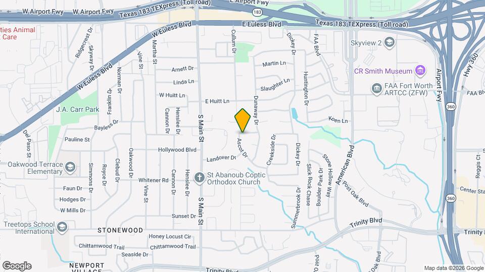 601 Ascot Dr Map and Location Details