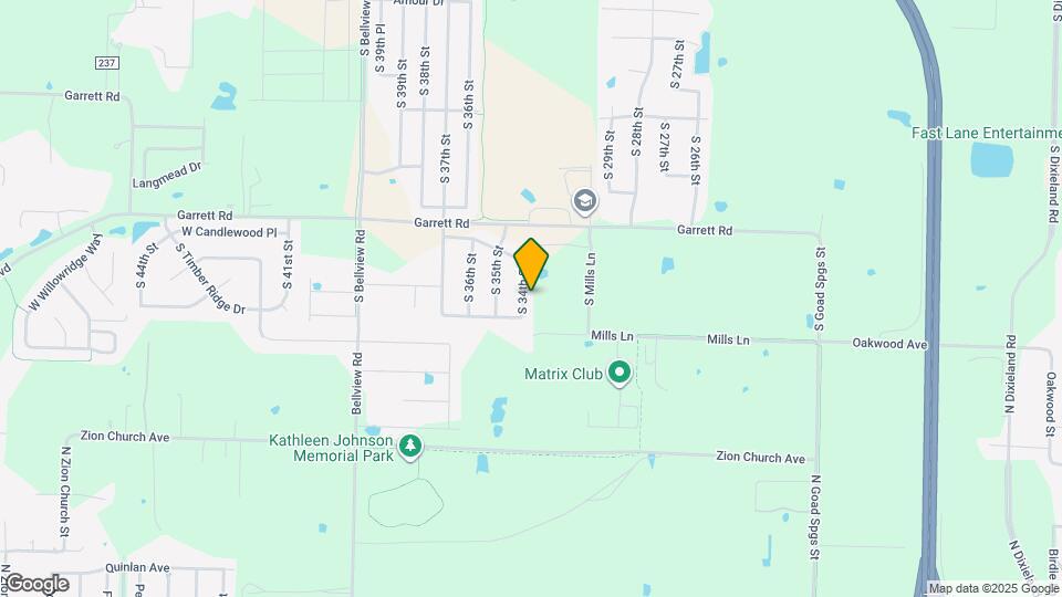 6503 S 34th St Map and Location Details