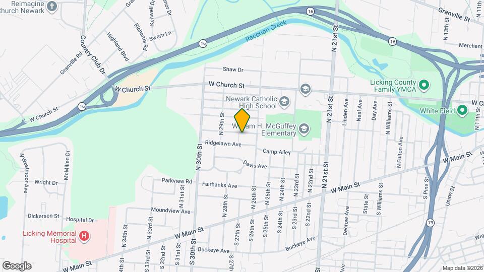 961 Fairlawn Ave Mapa y Detalles de la Ubicación