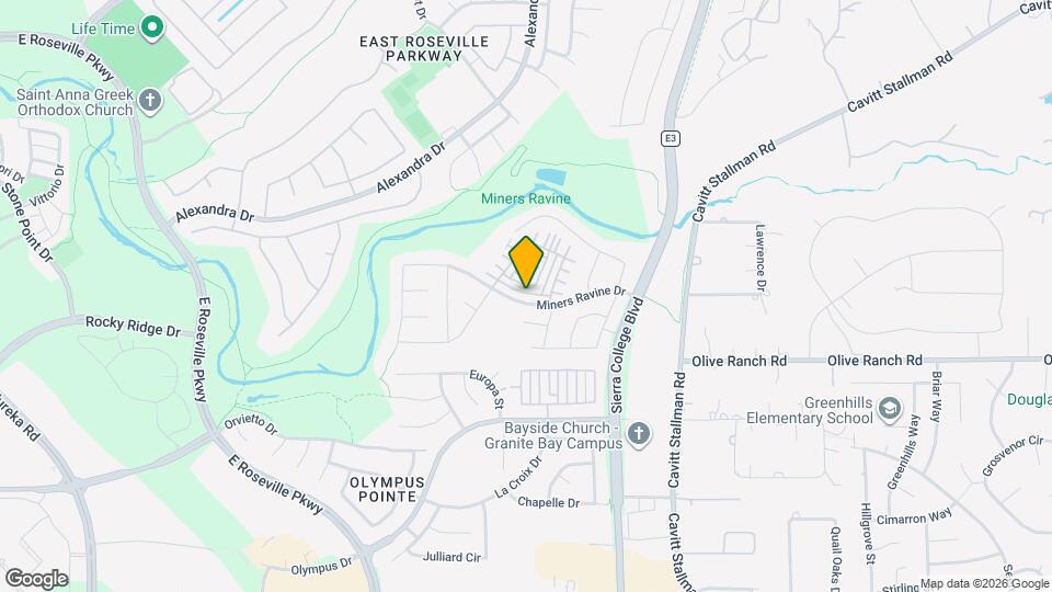 3829 Miners Ravine Dr Map and Location Details