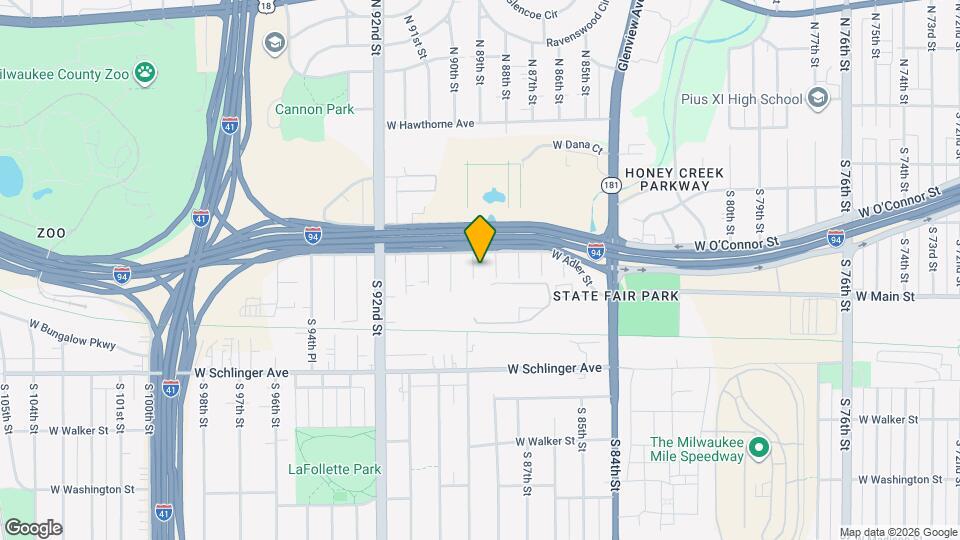 422 S 89th St Map and Location Details