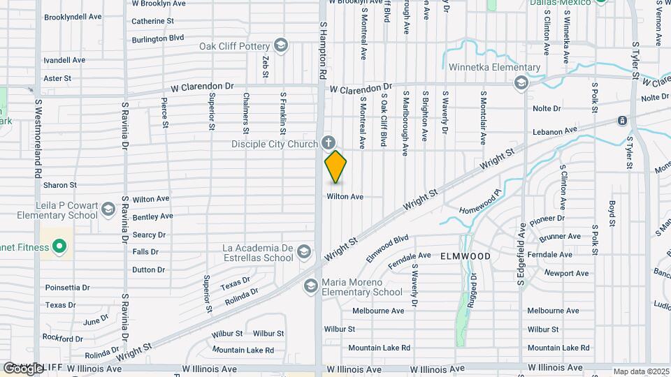 1423 Hollywood Ave Map and Location Details