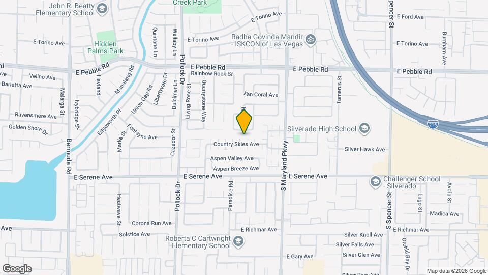 1052 Country Skies Ave Map and Location Details