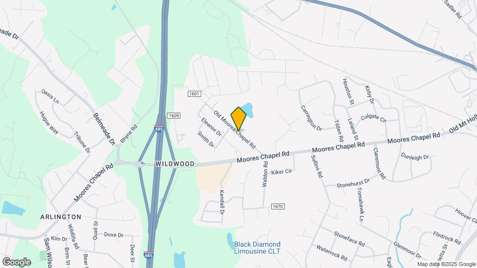 9225 Old Moores Chapel Rd Map and Location Details