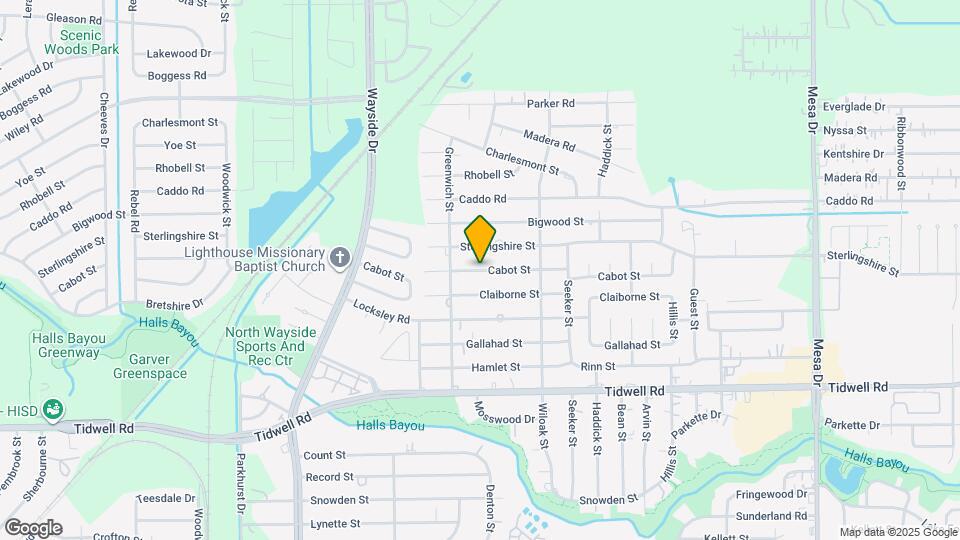 8133 Cabot St Map and Location Details