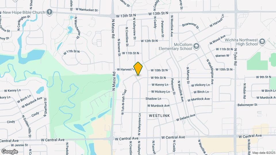 980 N Valleyview St Map and Location Details