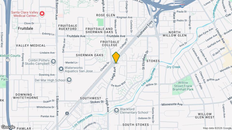 Leigh Avenue Senior Apartments Mapa y Detalles de la Ubicación