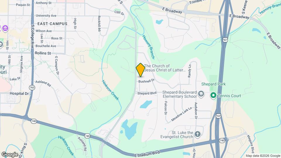 2207 Bushnell Dr Map and Location Details