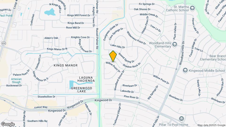 1831 Willow Point Dr Mapa y Detalles de la Ubicación