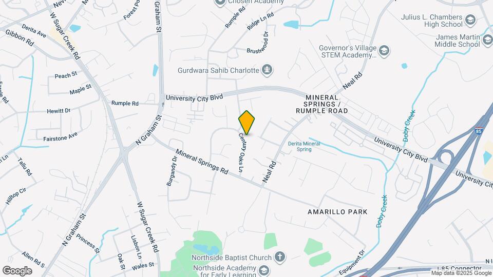 2505 Century Oaks Ln Map and Location Details