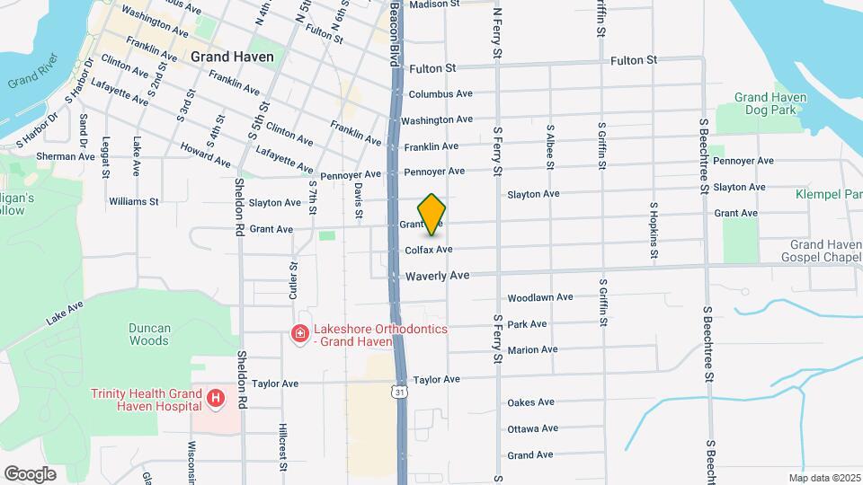 935 Colfax Ave Map and Location Details