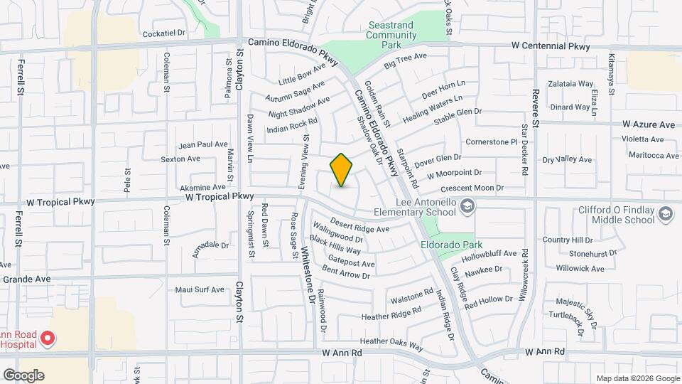 1625 Golden Glen Ct Mapa y Detalles de la Ubicación