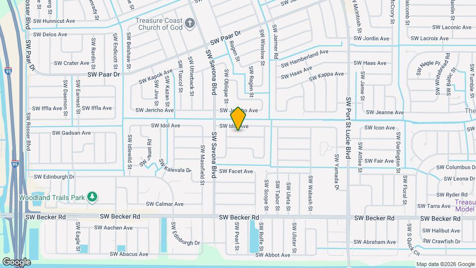 1065 SW Haleyberry Ave Map and Location Details