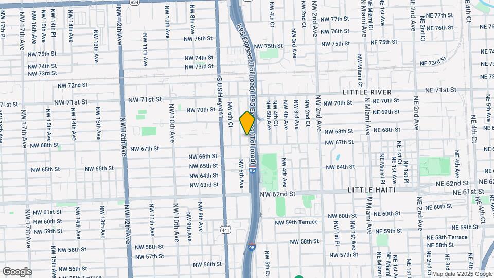 6720 NW 5th Pl Map and Location Details