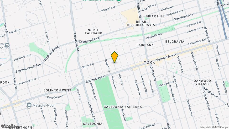 25 Chamberlain Ave Map and Location Details