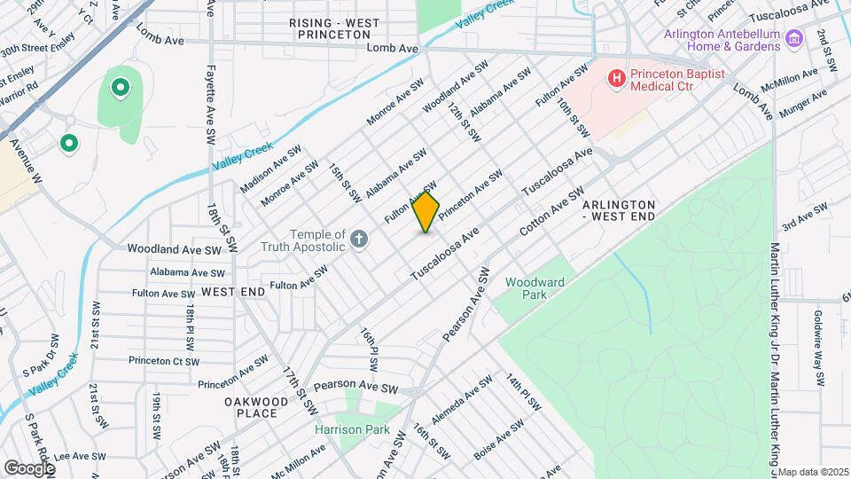 1413 Princeton Ave SW Map and Location Details