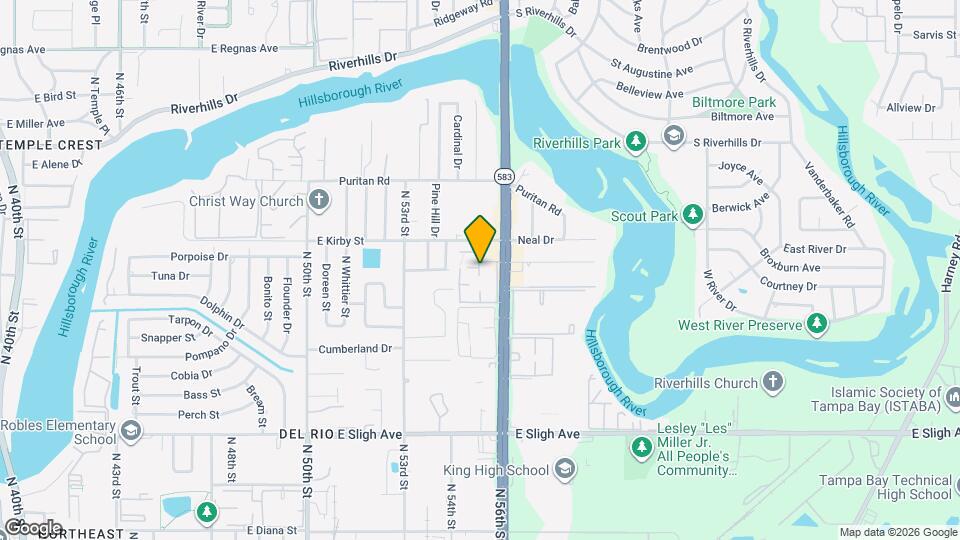 7609 Abbey Ln Map and Location Details