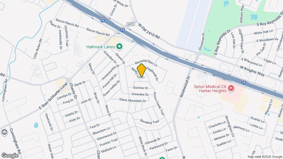 5001 Morning Star Ln Map and Location Details