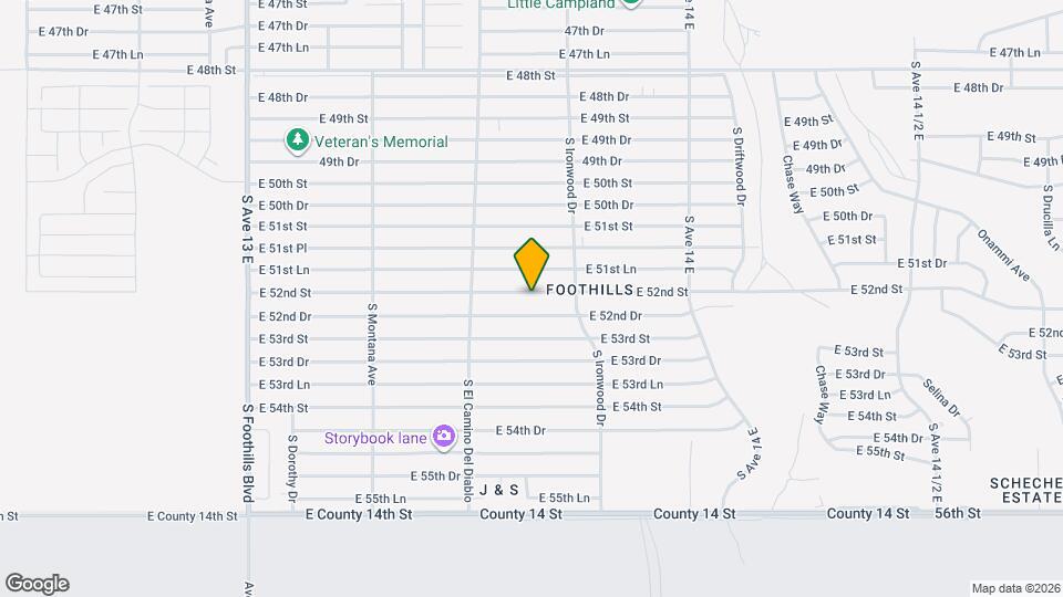 13613 E 52nd St Map and Location Details