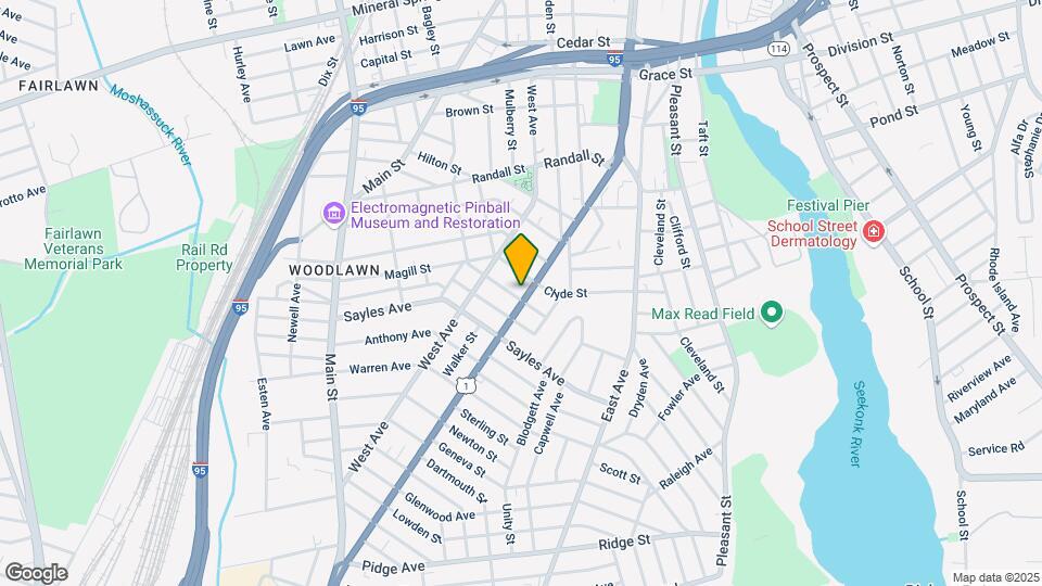 345 Pawtucket Ave, Unit 2 Map and Location Details