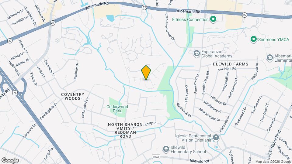 5901 Meadow Hill Dr Map and Location Details