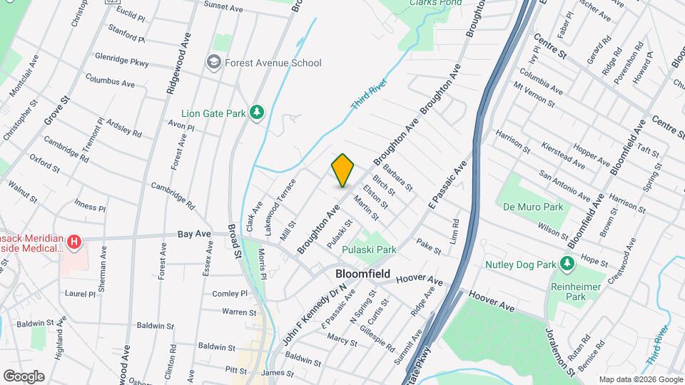 104 Broughton Ave Mapa y Detalles de la Ubicación