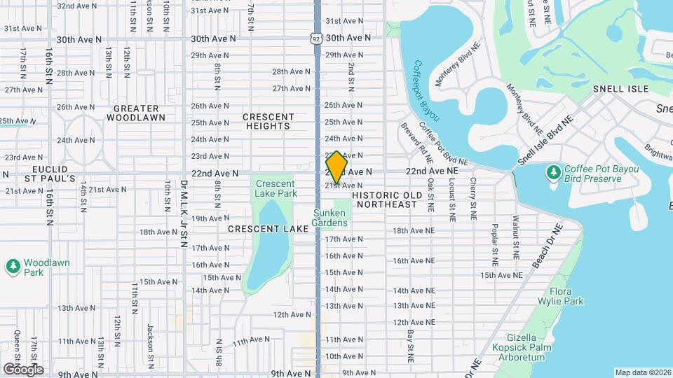 246 21st Ave N, Unit Porch View Mapa y Detalles de la Ubicación