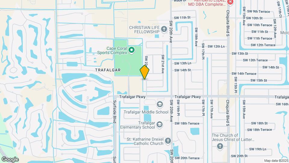 1505 SW 22nd Pl Map and Location Details