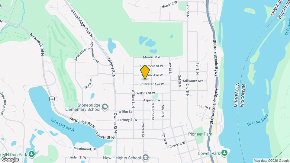 416 Stillwater Ave W Map and Location Details