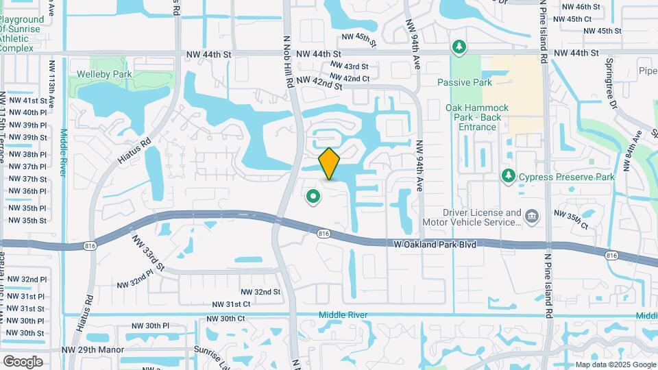9745 NW 37th St Map and Location Details