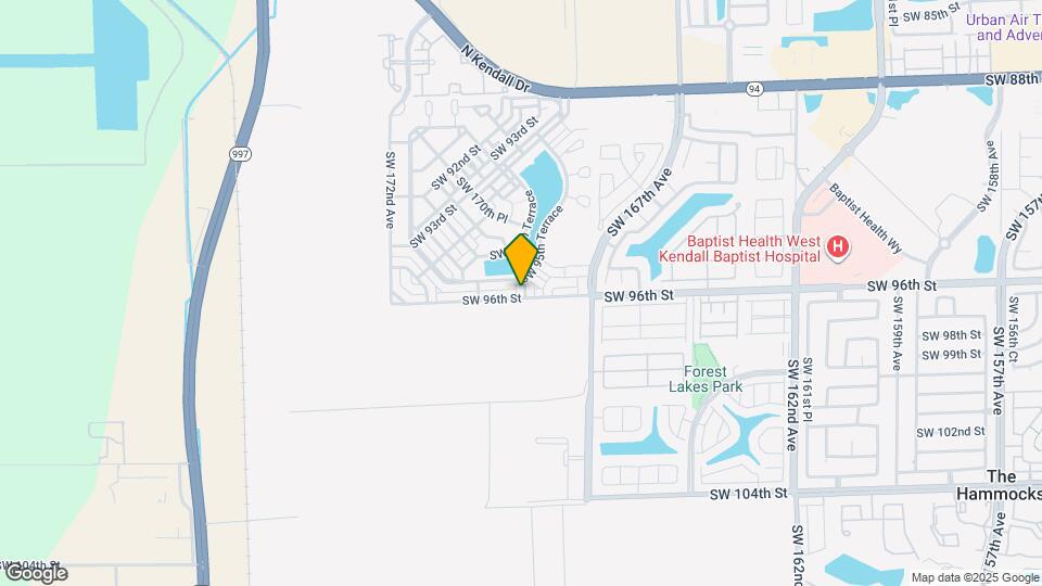 9572 SW 169th Pl Map and Location Details