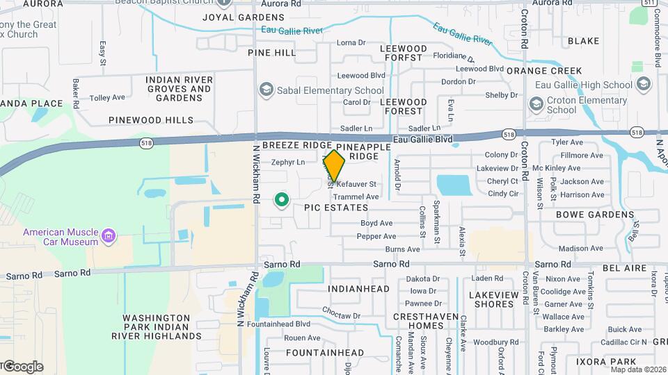 2695 Kefauver St Map and Location Details