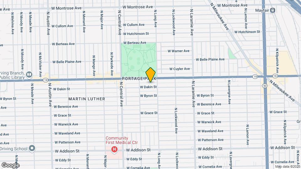 5422 W Dakin St Map and Location Details